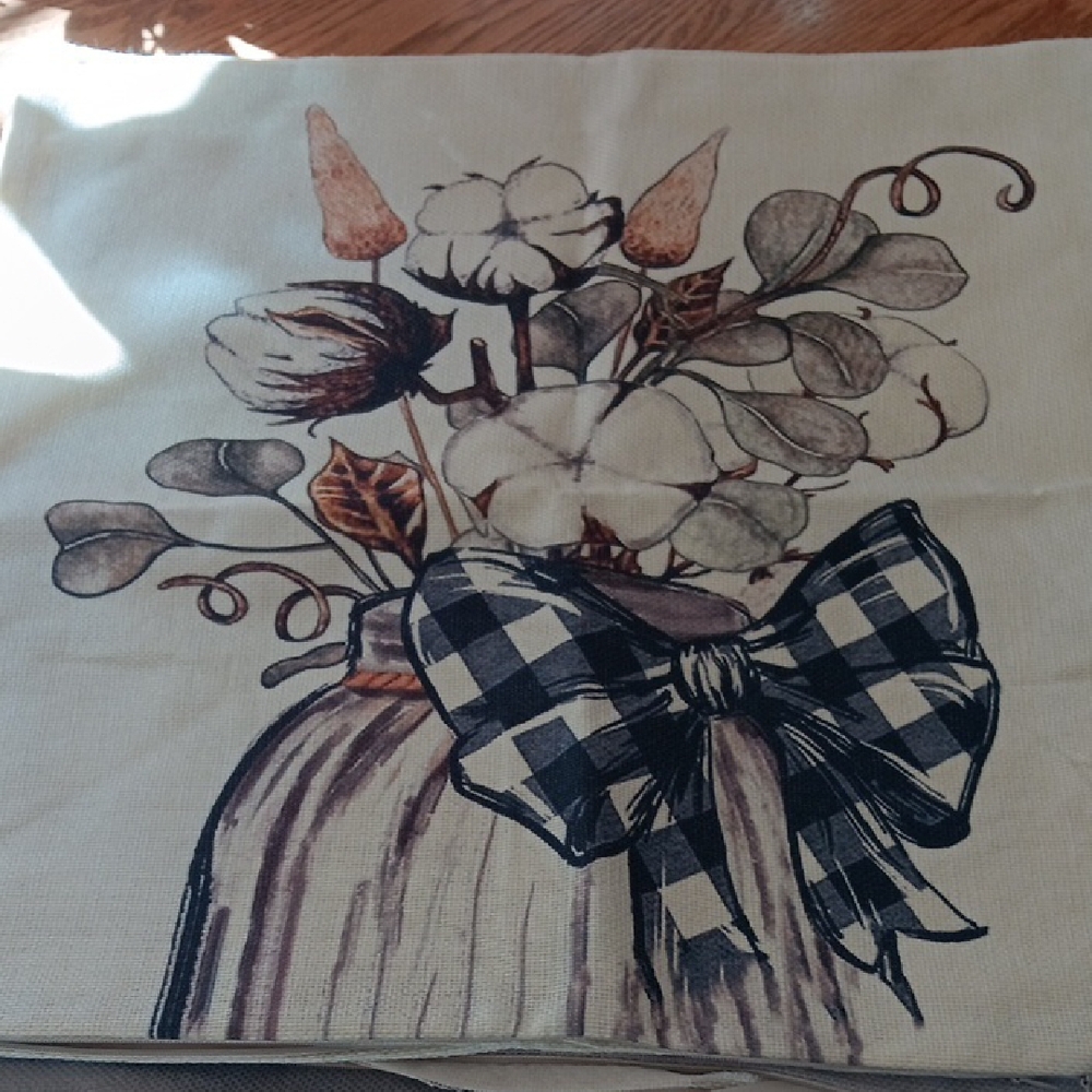 Two FALL  Print Pillow Cover